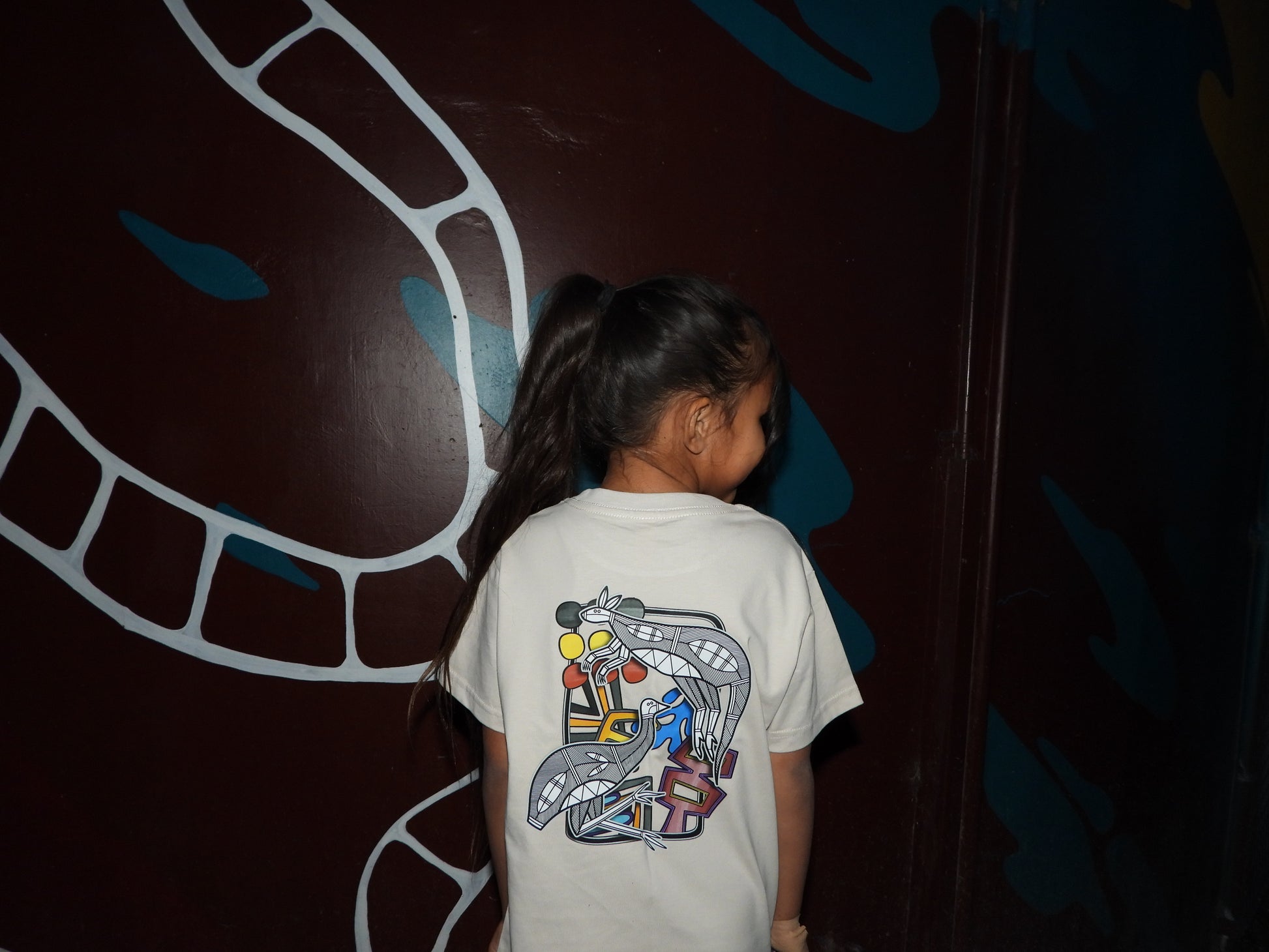 KIDS BERRA KAPPERING TEE (Bone)