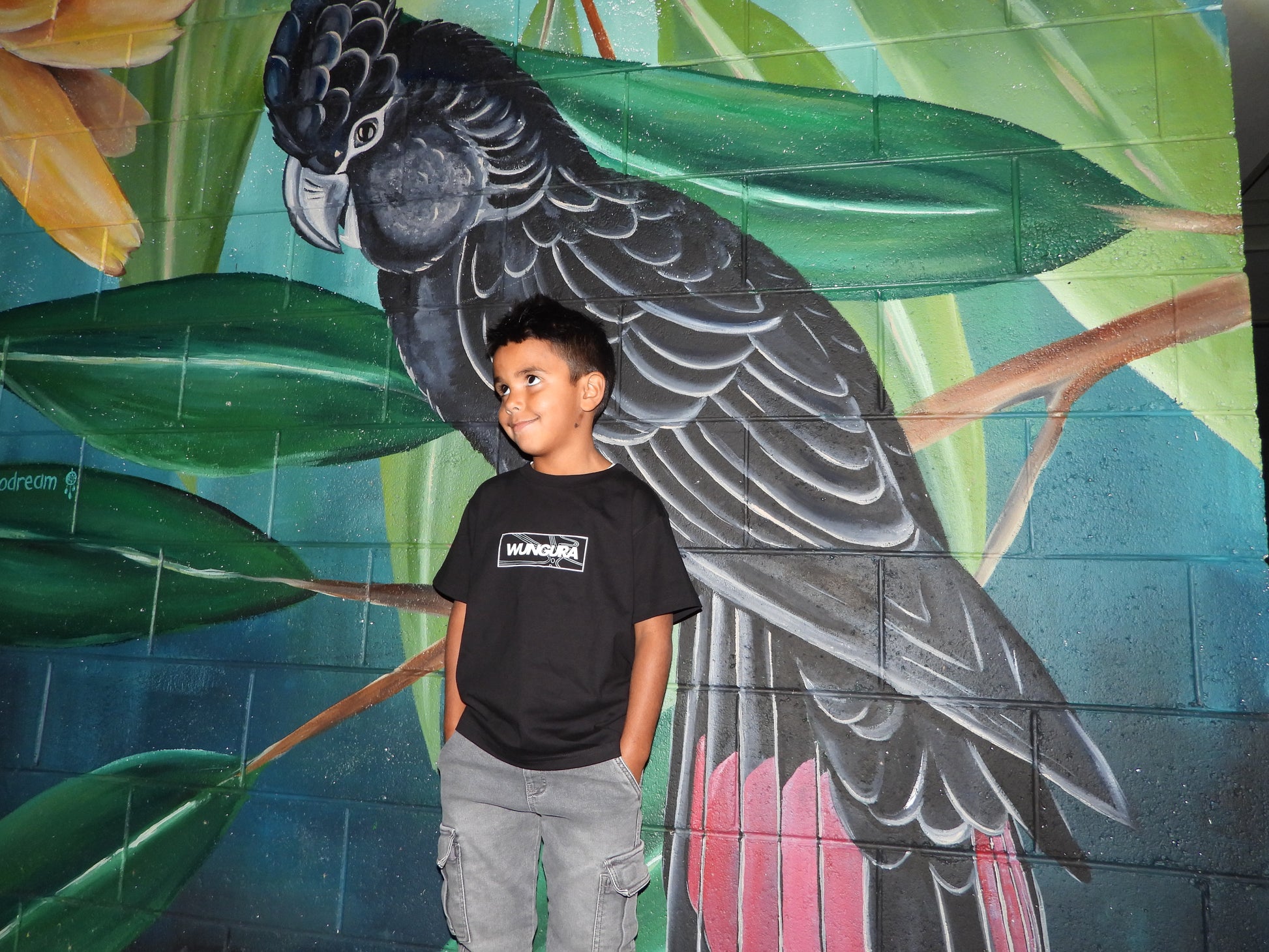 KIDS PLAIN WUNGURA TEE