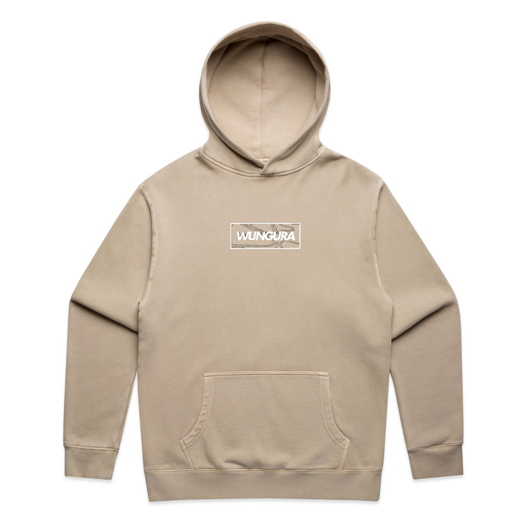ADULT PLAIN WUNGURA HOODIE (FADED TAUPE)