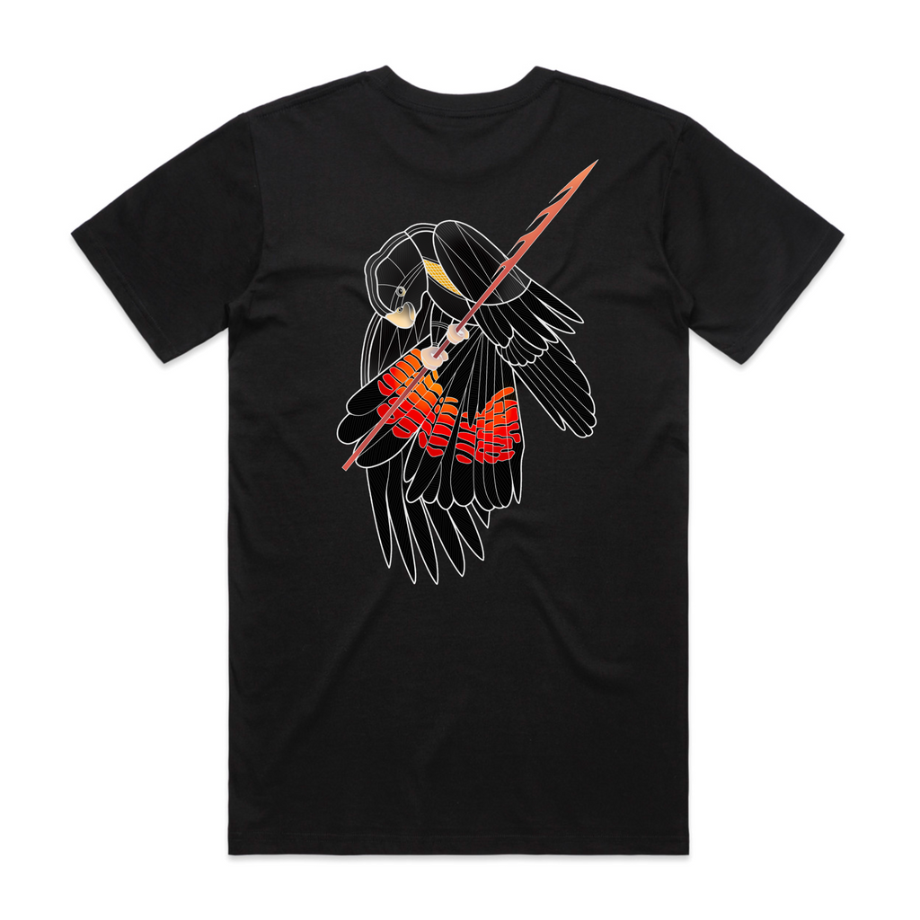 ADULT RED TAILED COCKATOO TEE
