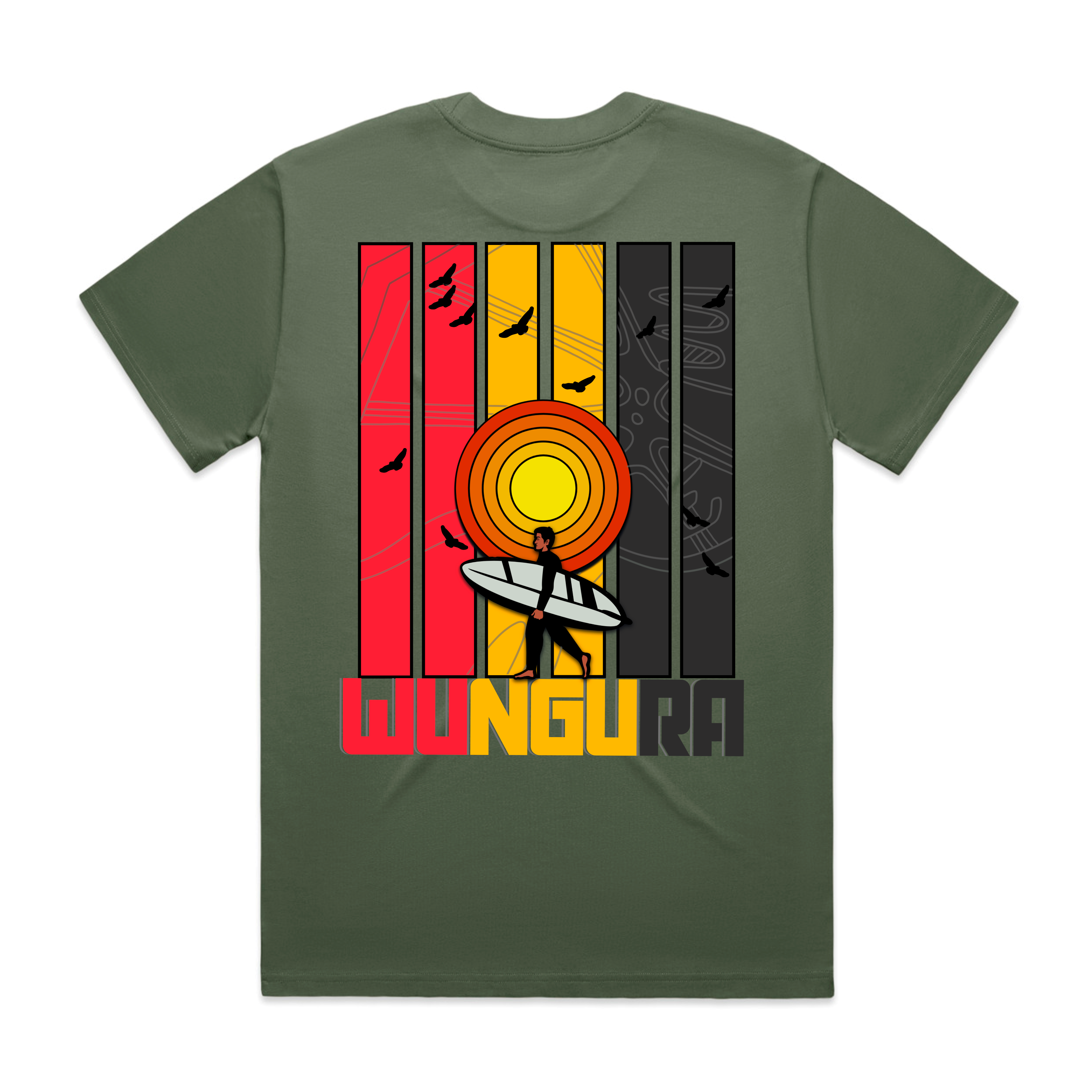 ADULT HEAVY SURF TEE (Cypress)