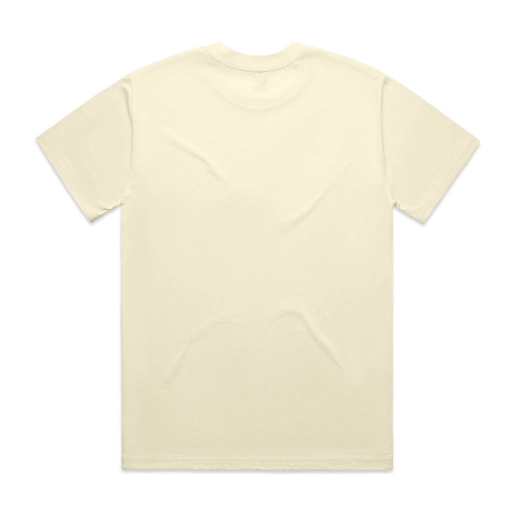 ADULT HEAVY BLACK LOGO PLAIN TEE (Butter)