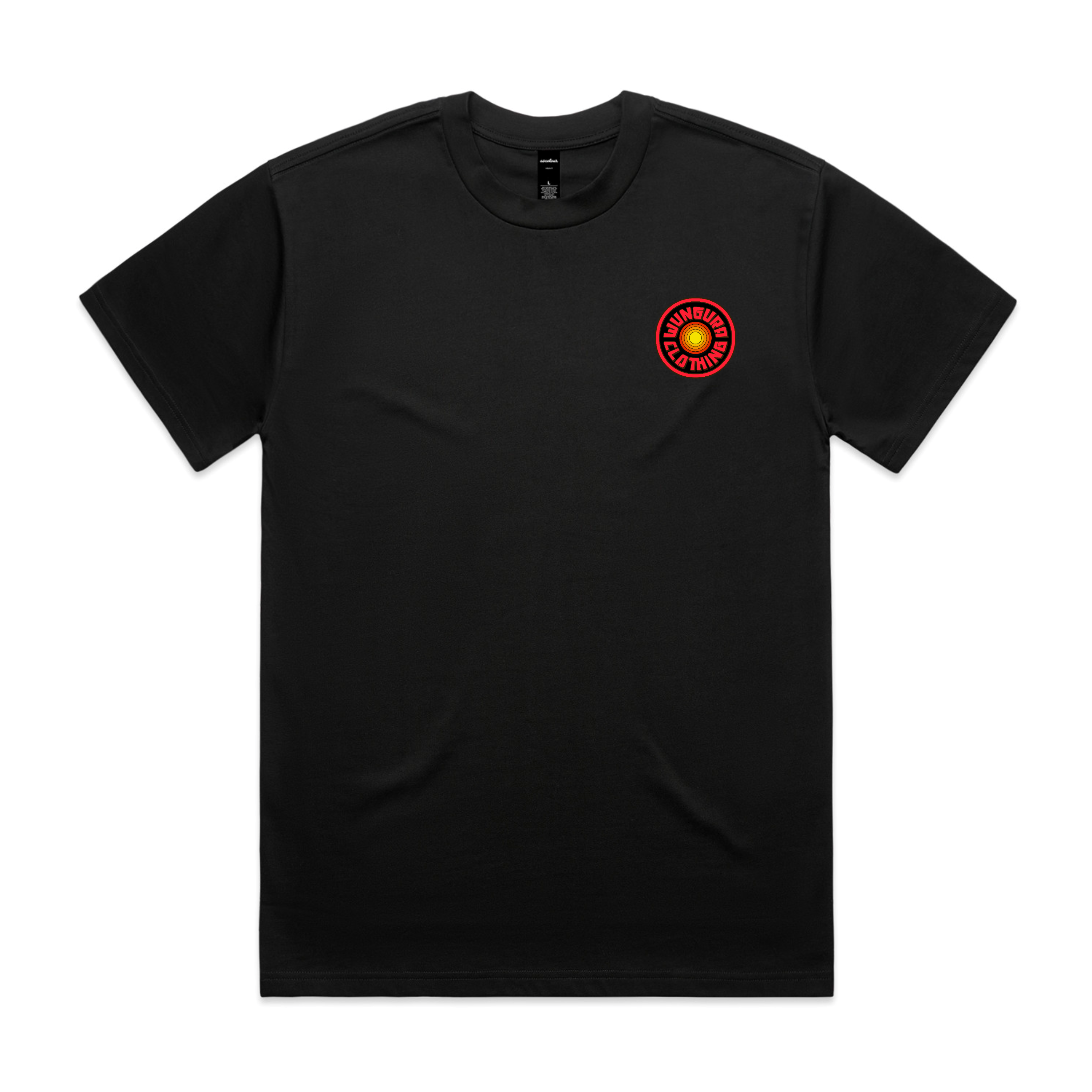 ADULT HEAVY SURF TEE (Black)