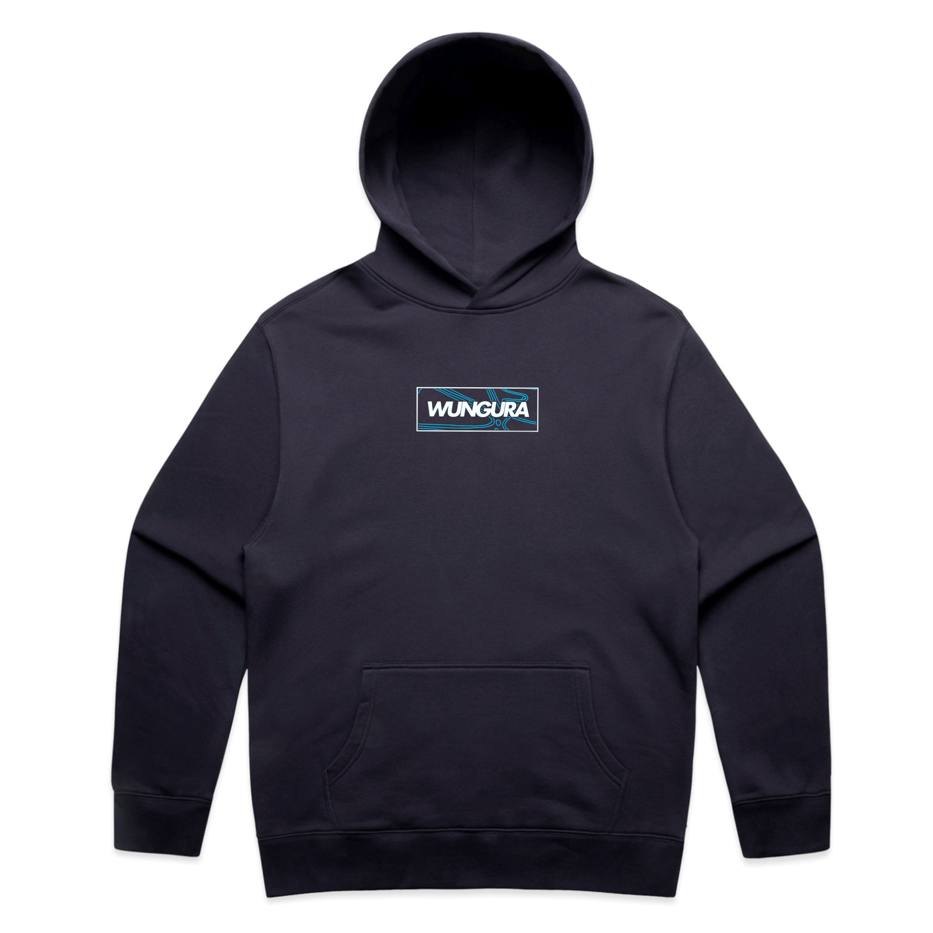 ADULT FAIRY-WREN HOODIE (ink blue)