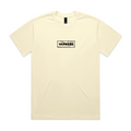 ADULT HEAVY BLACK LOGO PLAIN TEE (Butter)