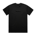 ADULT HEAVY BLACK LOGO PLAIN TEE (Black)