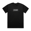 ADULT HEAVY PLAIN TEE (Black)