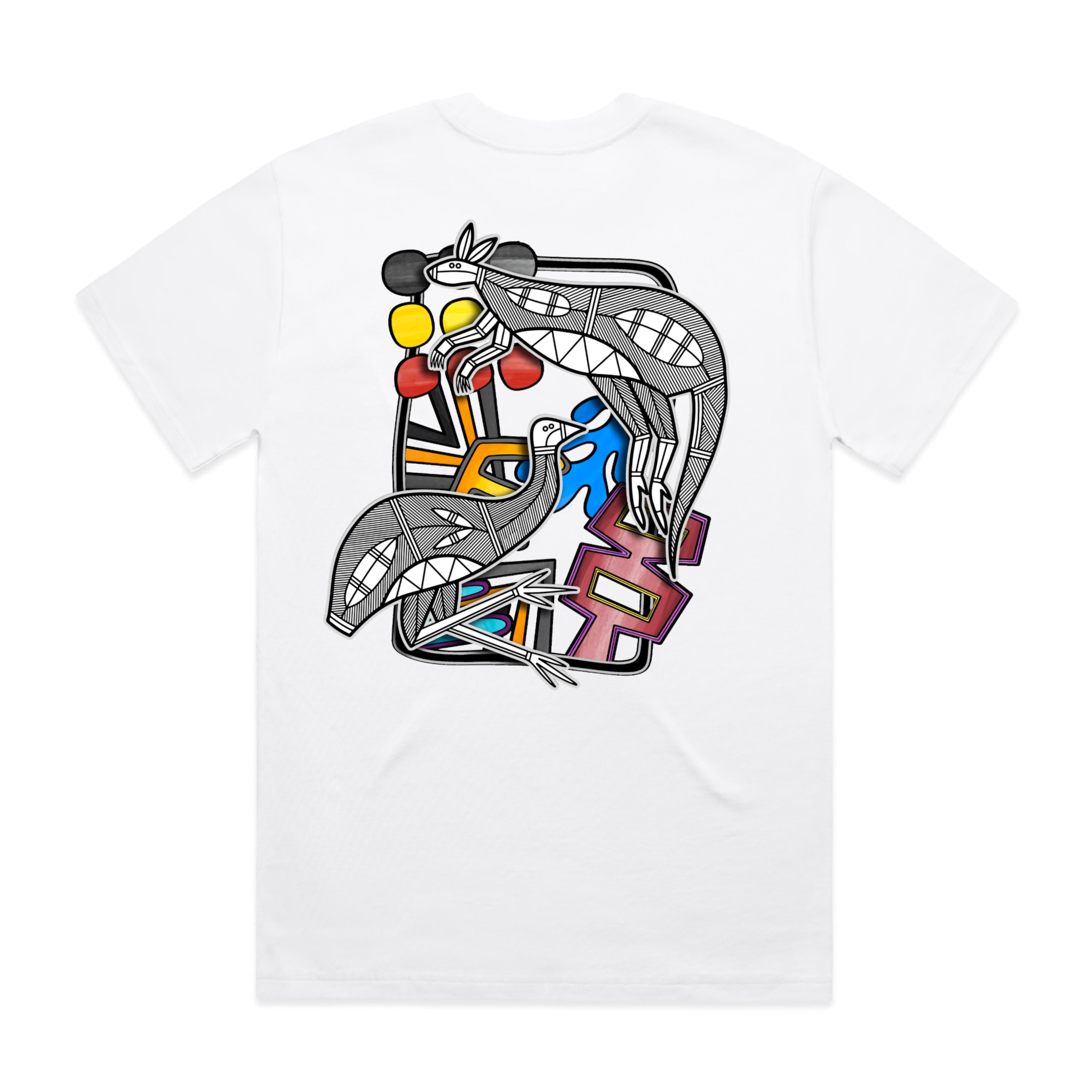 ADULT HEAVY BERRA KAPPERING TEE (White)