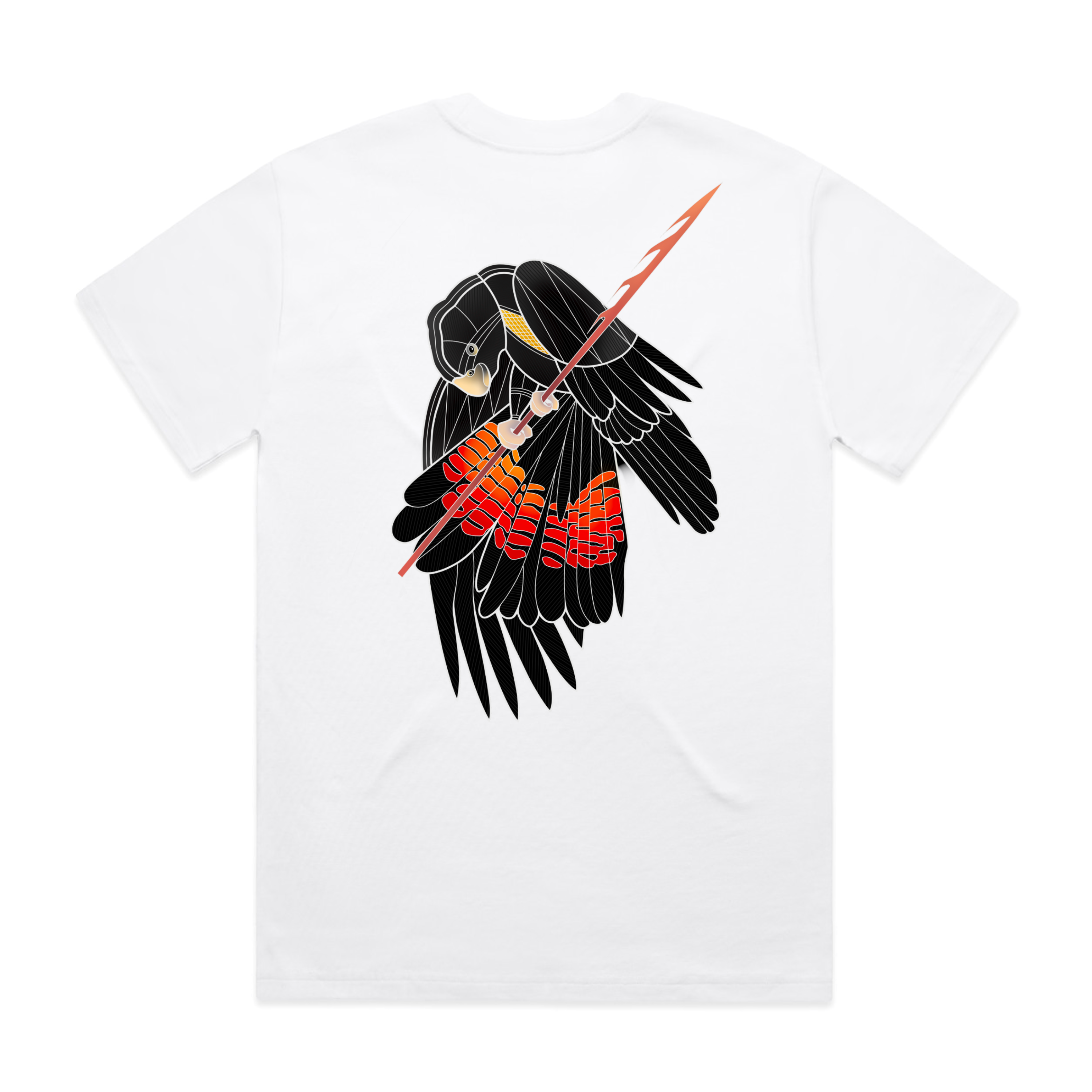 ADULT HEAVY REDTAIL TEE (White)