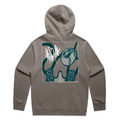 ADULT SACRED MOVEMENT HOODIE (faded grey)