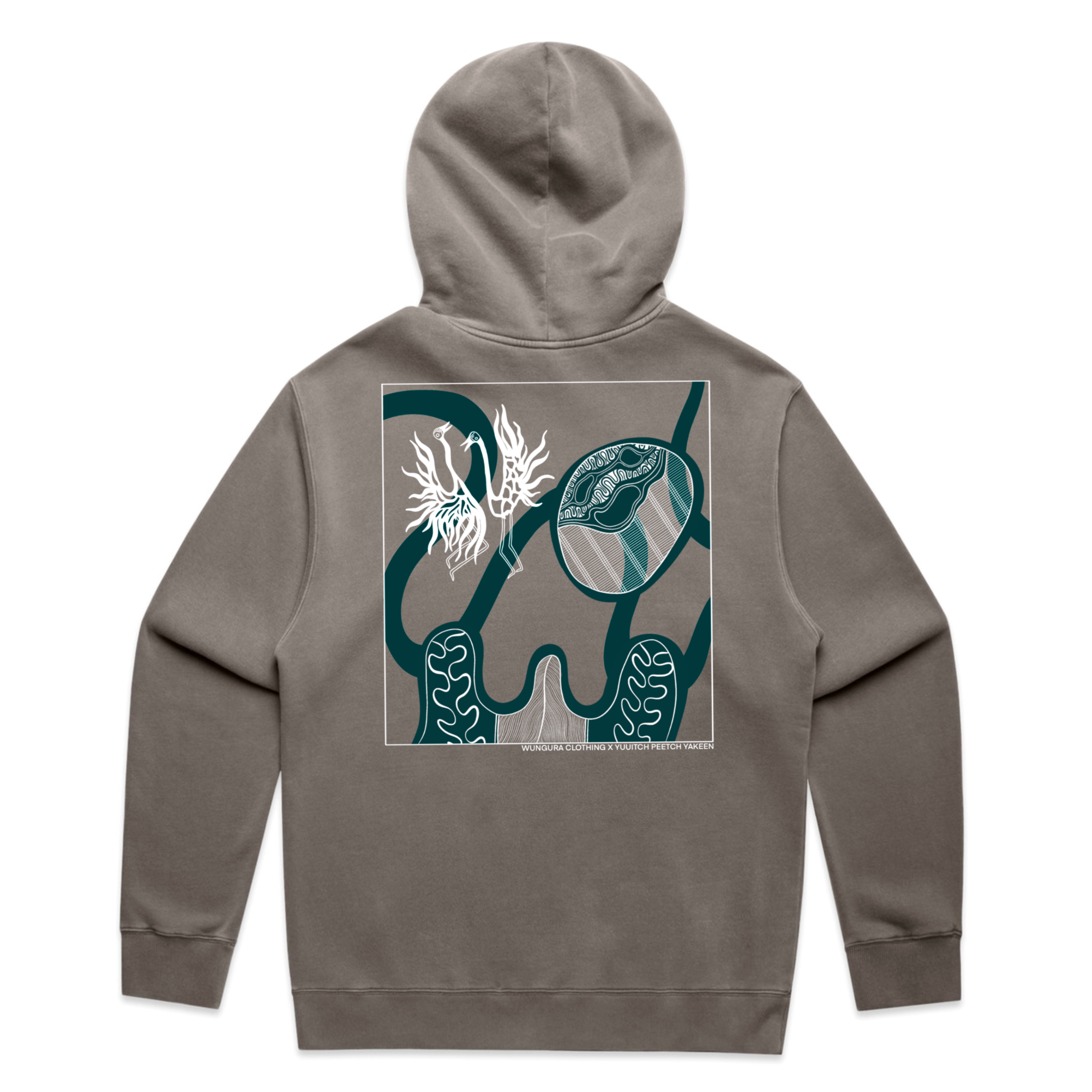 ADULT SACRED MOVEMENT HOODIE (faded grey)