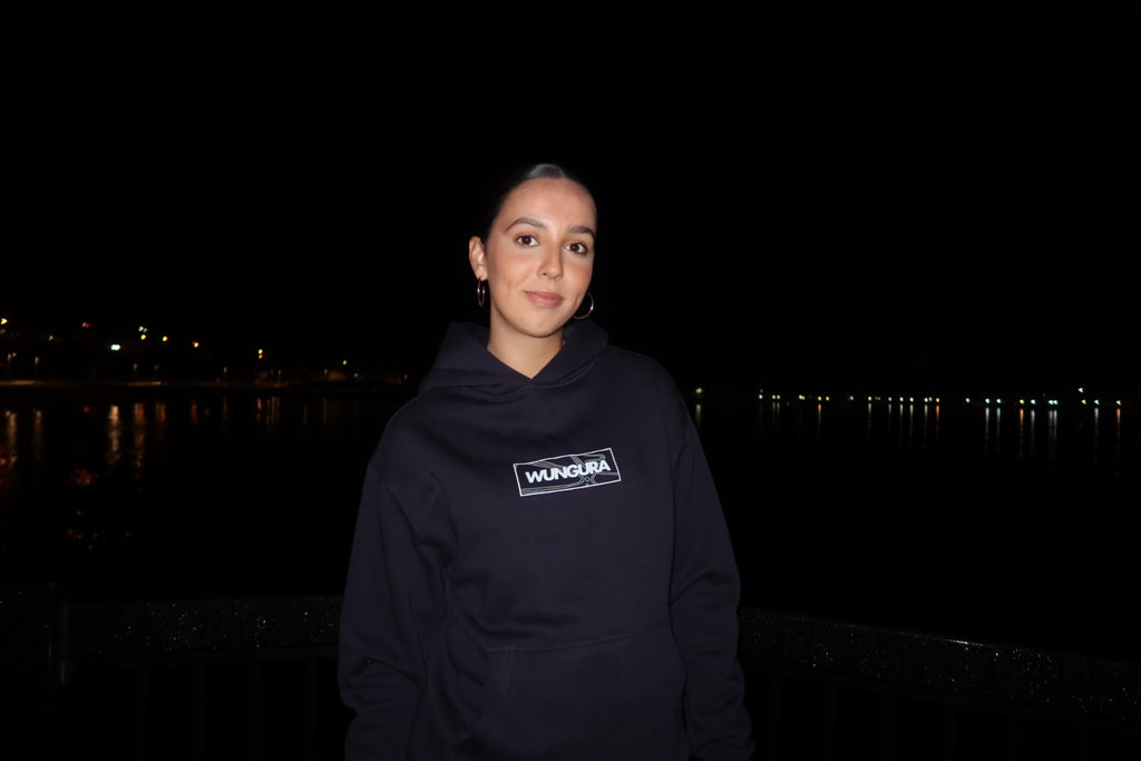 ADULT PLAIN WUNGURA HOODIE (Ink blue)