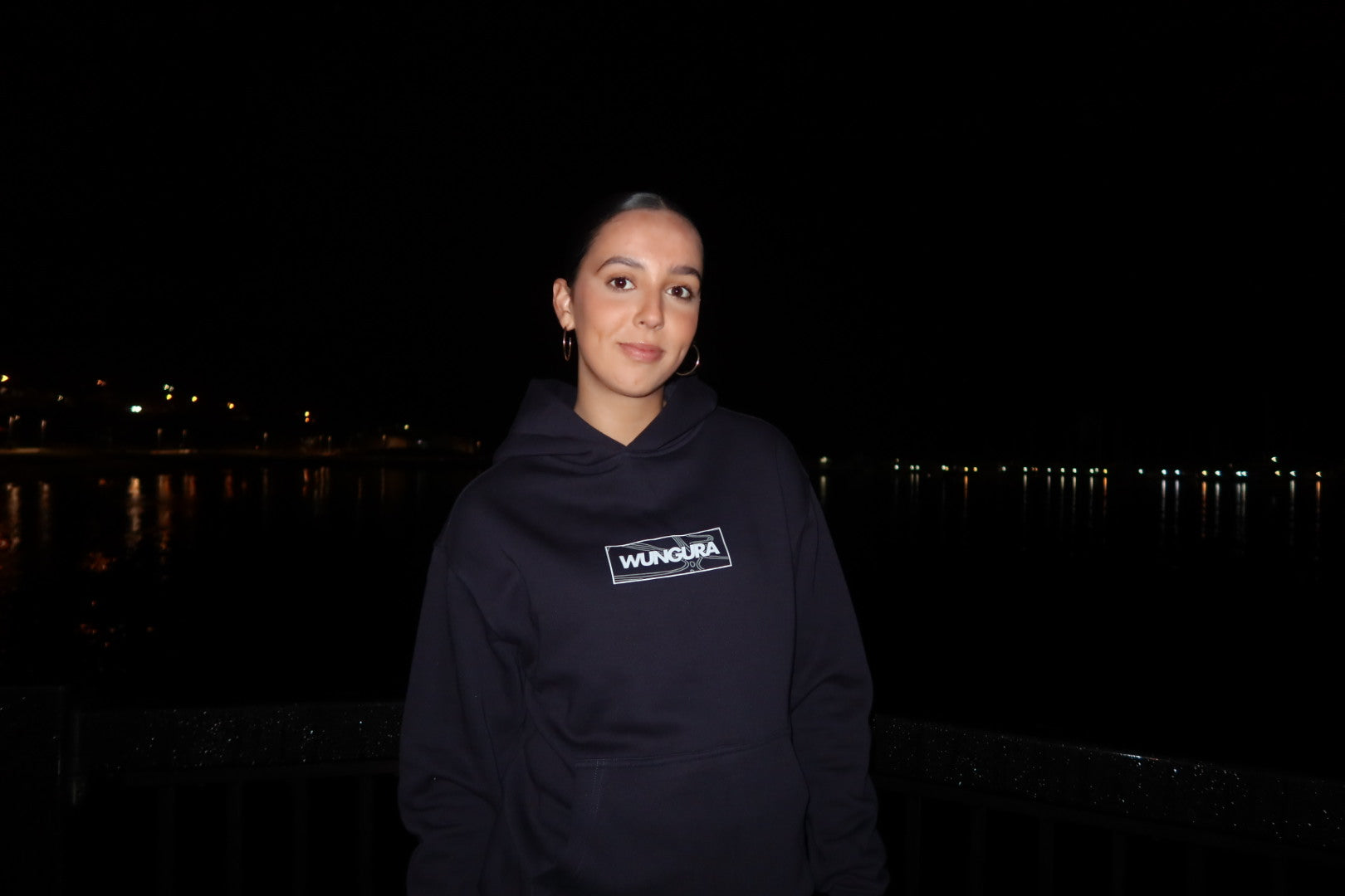 ADULT PLAIN WUNGURA HOODIE (Ink blue)