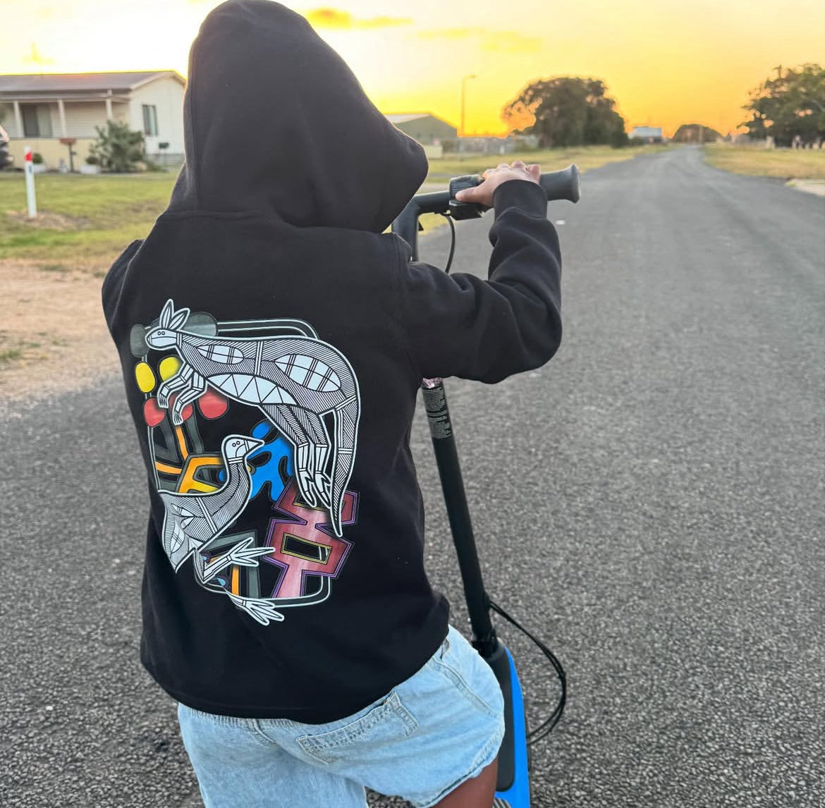 KIDS BERRA KAPPERING HOODIE